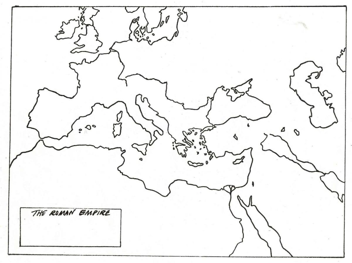 la antigua Roma mapa de hoja de cálculo de respuestas