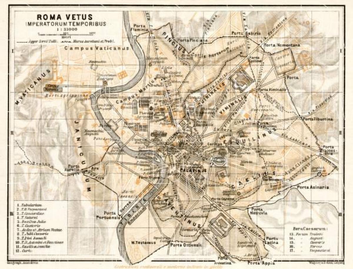 Mapa De Antiguo Roma 2990