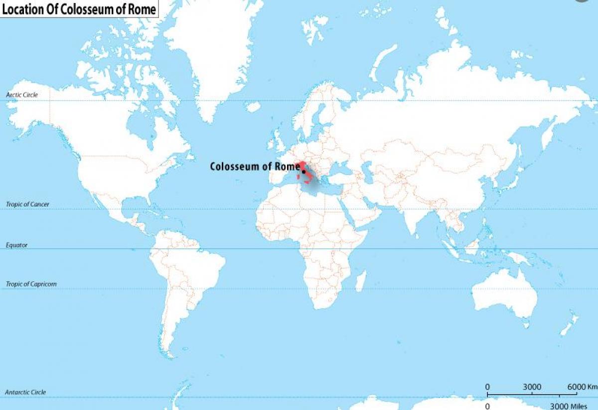 Mapa de ubicación en Roma