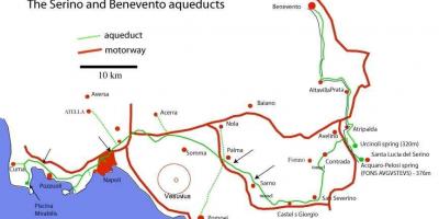 Mapa de los acueductos Romanos 