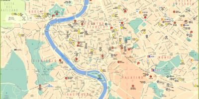 Mapa de la ciudad de Roma