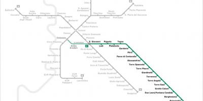 Roma mapa Mapas de Roma (Lazio - Italia) - Metro